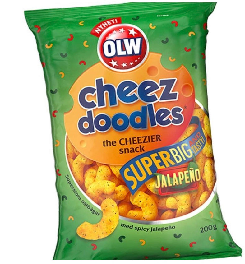 Ostbågar med jalapeno