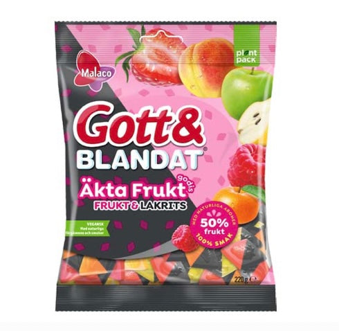 Nu släpps Gott & Blandat Äkta Frukt & Lakrits