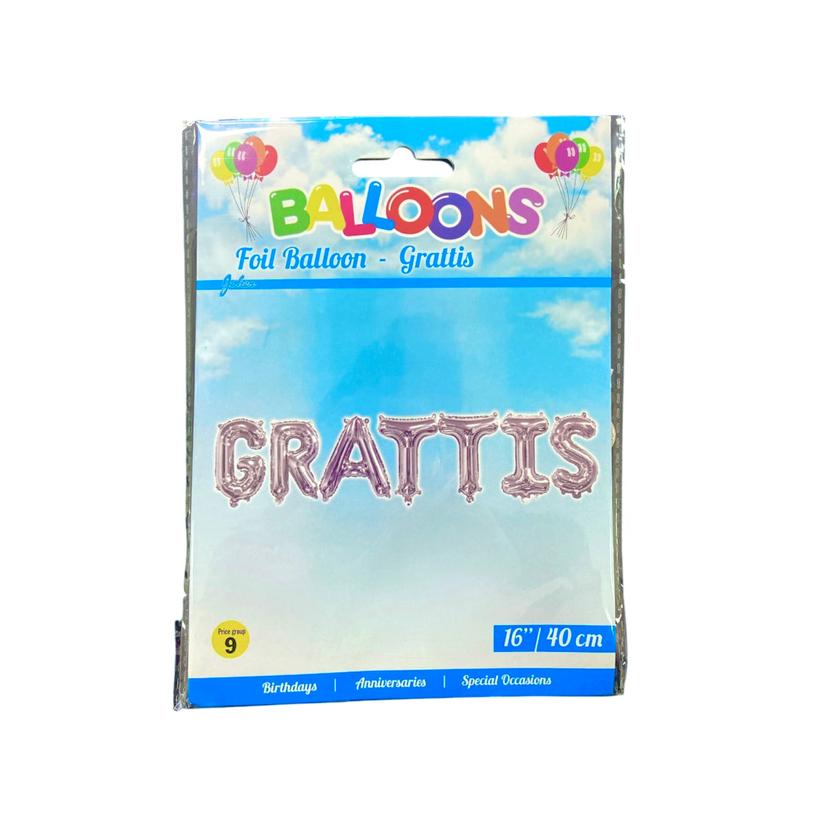 Ballong Grattis 40 cm