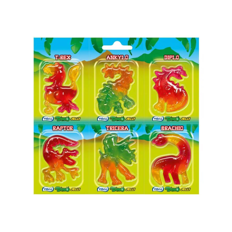 6 st Dinosaurier 85g