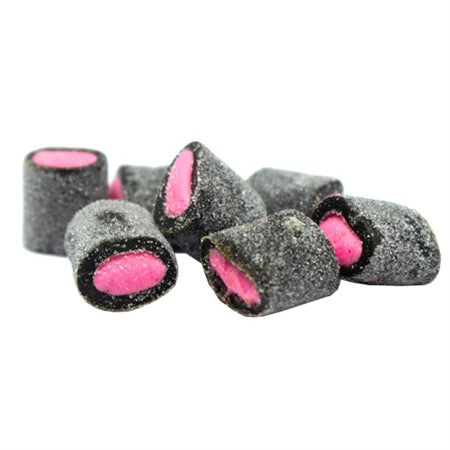 Hallonfylld Salmiaklakrits 50 g