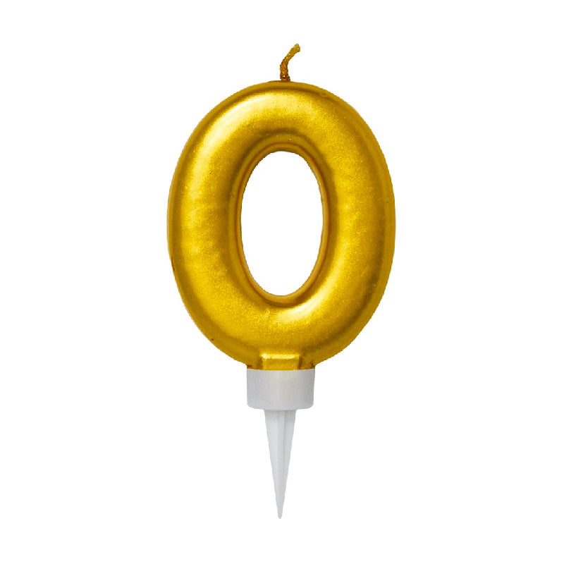 Tårtljus Siffra Guld