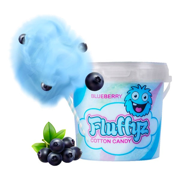 Sockervadd Fluffyz Blåbär 50 g