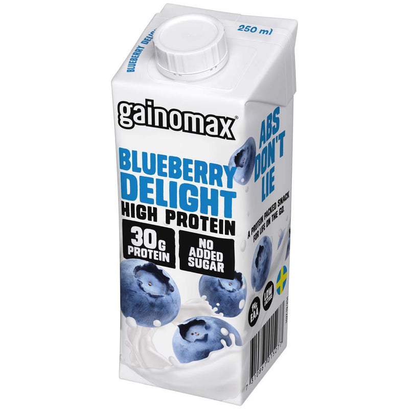 Gainomax High Protein Blueberry Delight 250 ml (Bäst före 23-06-29)