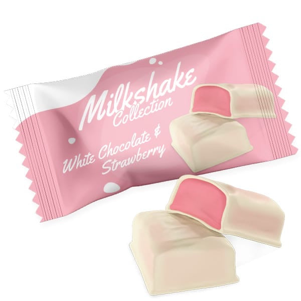 Milkshake White Chocolate & Strawberry 50 g