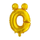 Bokstavsballong Guld 41 cm
