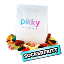 Sockerfri godispåse med plockat sockerfritt godis