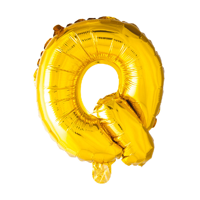 Bokstavsballong Guld 41 cm