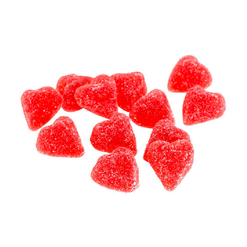 Sockrade Röda Hjärtan 50 g