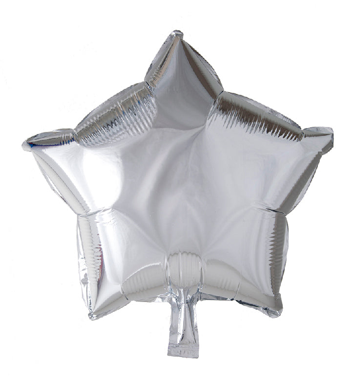 Ballong Stjärna Silver 46 cm
