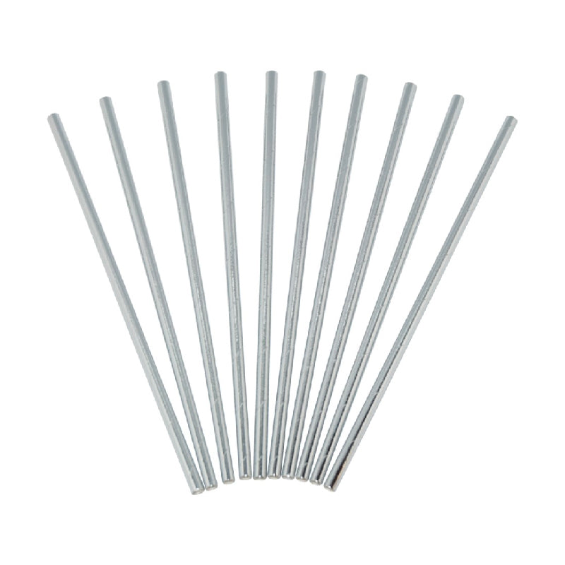 Papperssugrör Silver 20 cm  24-pack